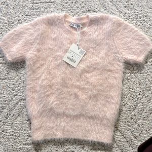 Zara short sleeve sweater, perfect for spring!